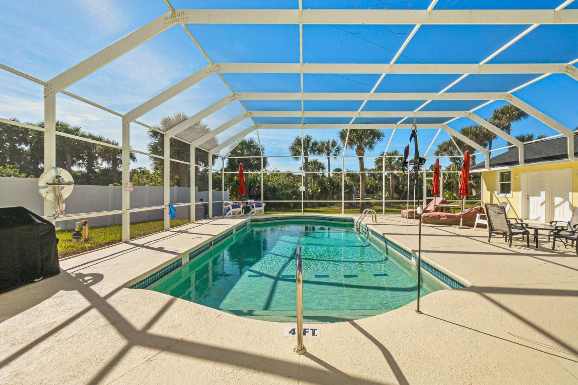 Flagler Beach Bed And Breakfast Pool Bbq Suite Exteriér fotografie