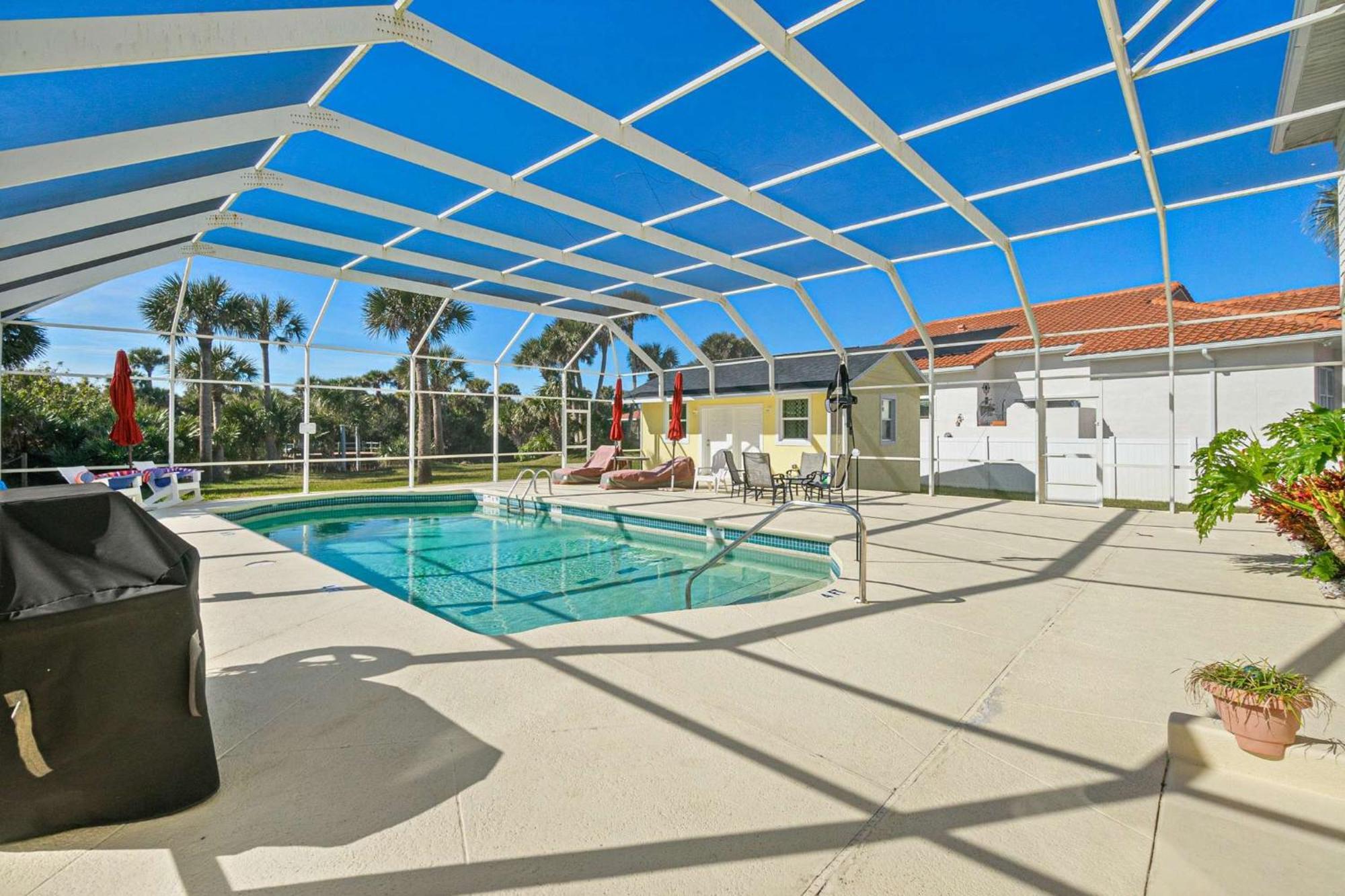 Flagler Beach Bed And Breakfast Pool Bbq Suite Exteriér fotografie